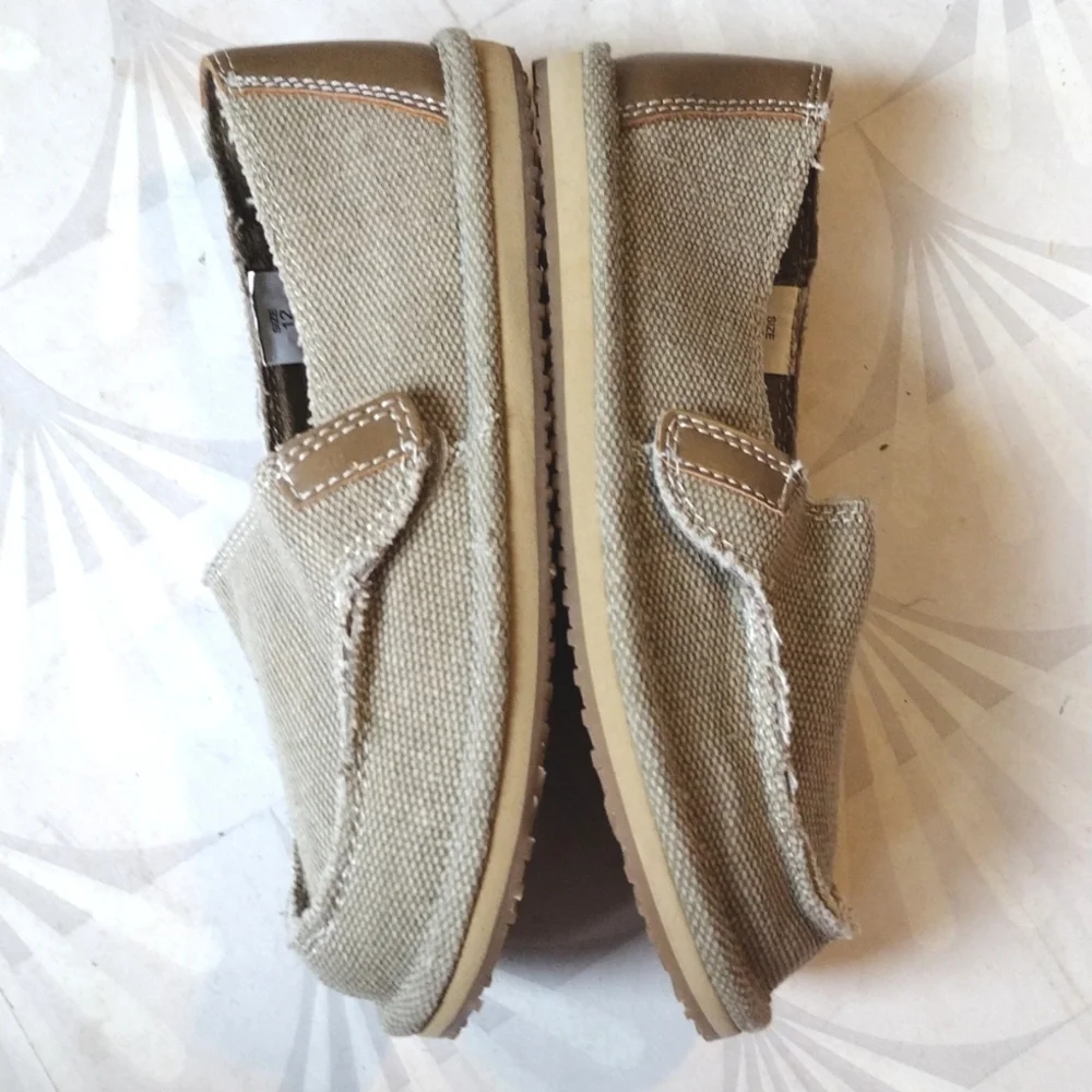 Like New Place Tan Canvas Shoes
